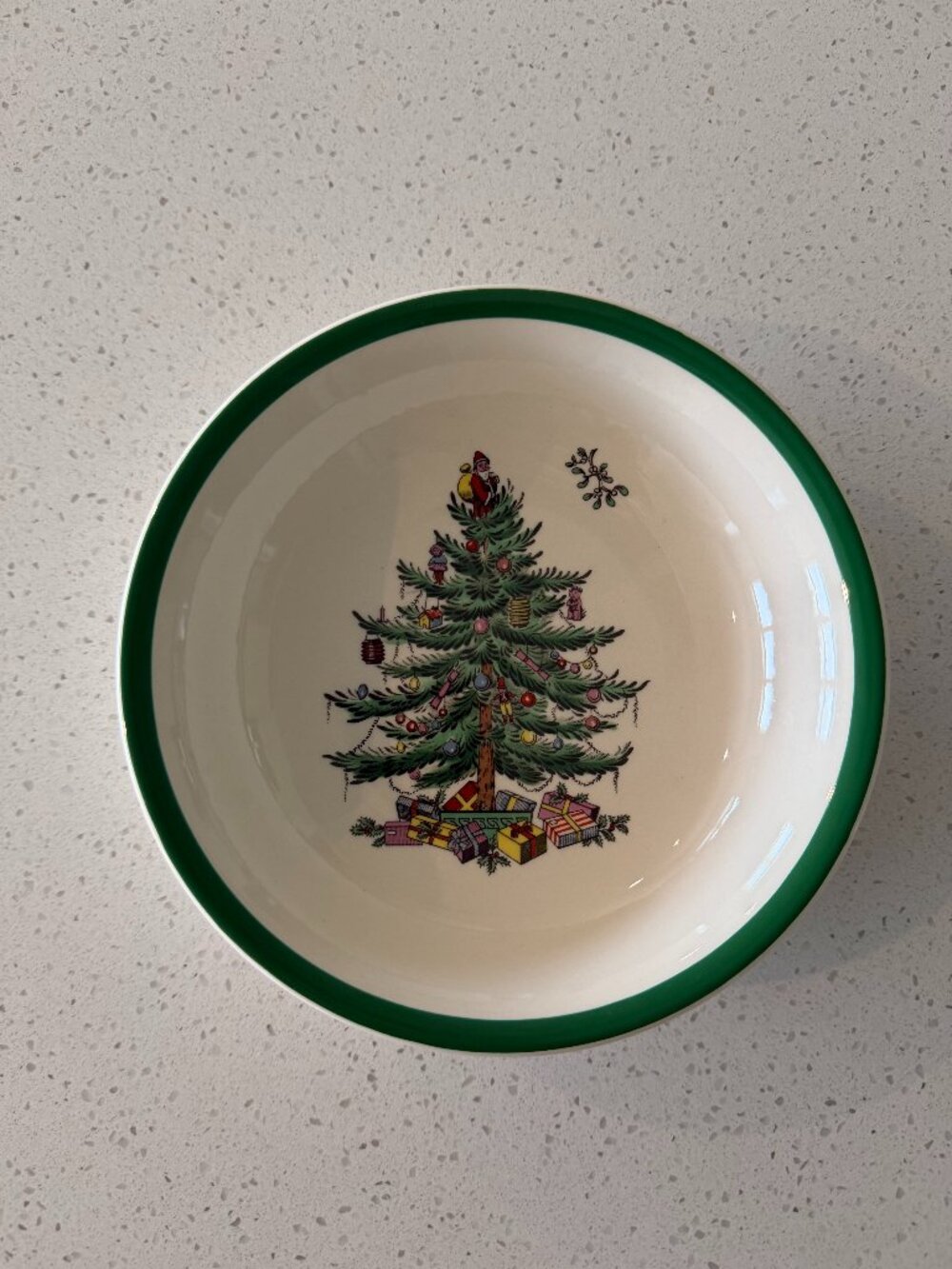 Spode Christmas Tree Coupe Cereal Bowls Set of 6